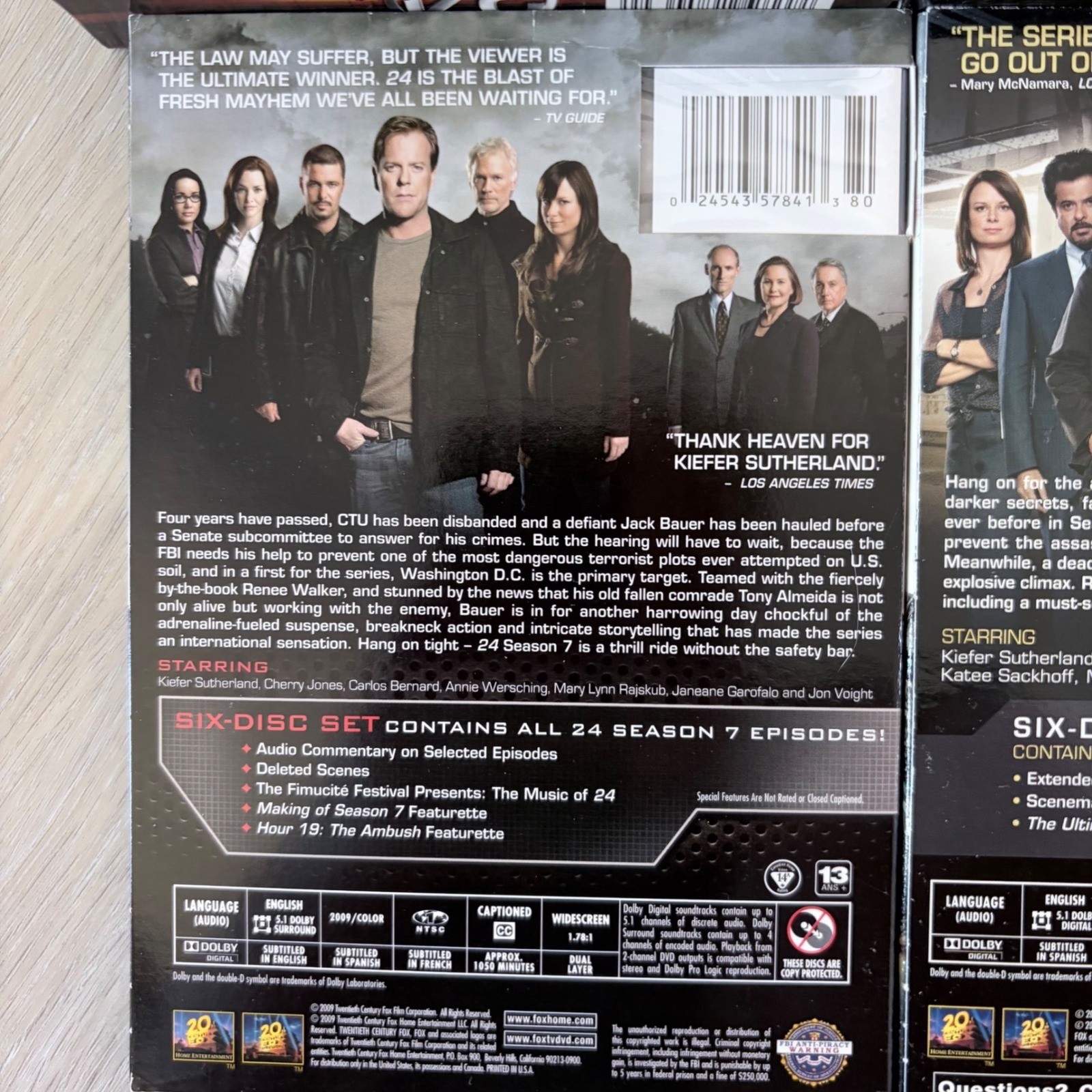 24 Complete Series Seasons 1-8 DVD plus bonus Set Kiefer Sutherland Redemption