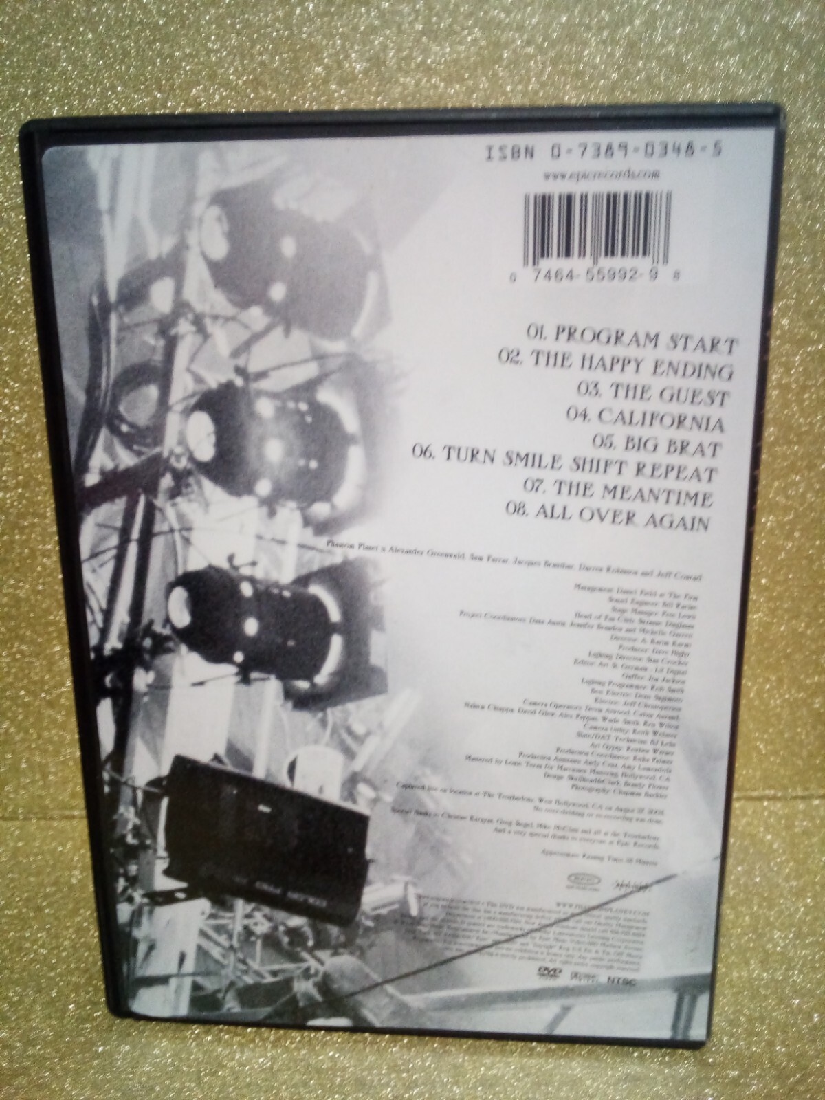 (1-1250) “PHANTOM PLANET: LIVE AT THE TROUBADOUR” DVD / PRE-WATCHED