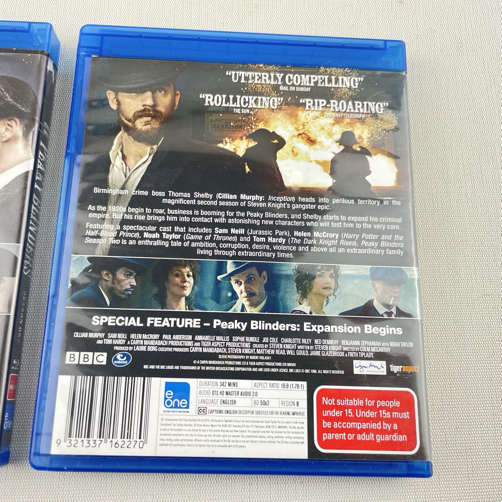 Peaky Blinders Season 1 & 2 Blu-ray