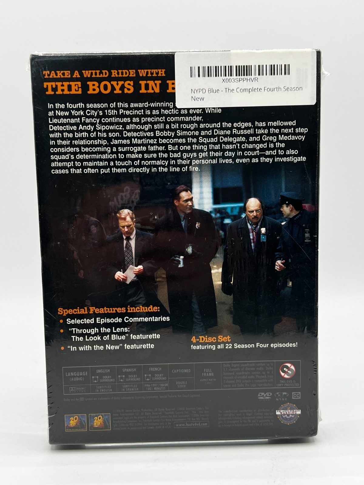 NYPD Blue – The Complete Third Season DVD Ex Library