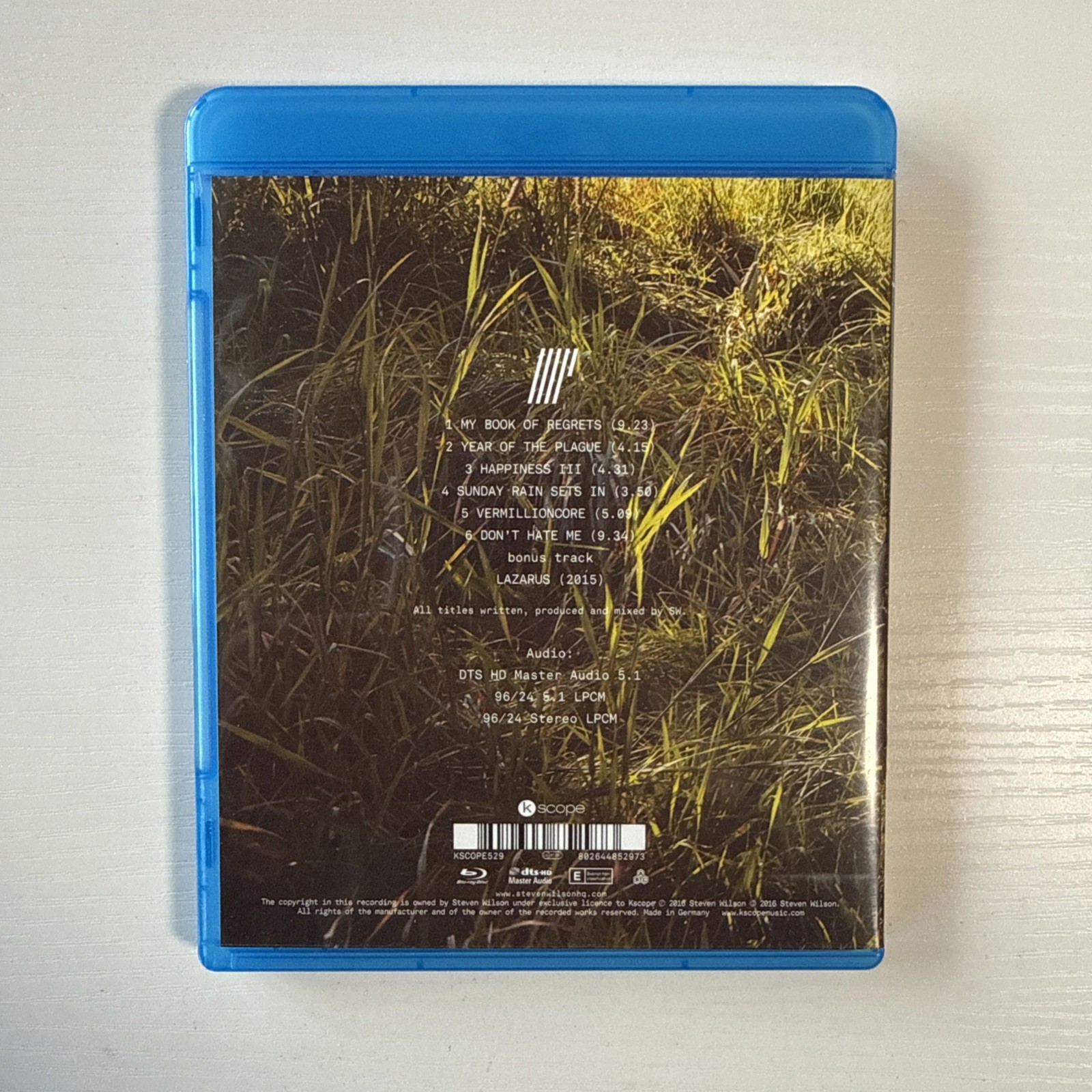 STEVEN WILSON 4 1/2 BLU RAY USED LIKE NEW KSCOPE 2017