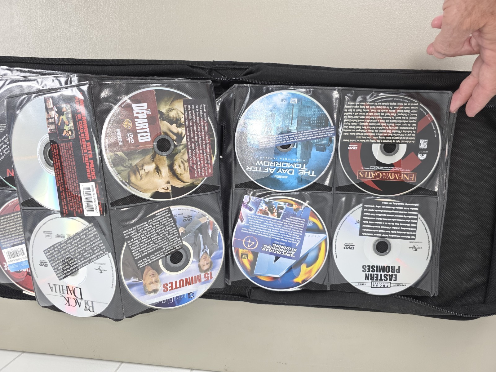 189 DVD’s in excellent condition With movie descriptions Excellent Picks!!