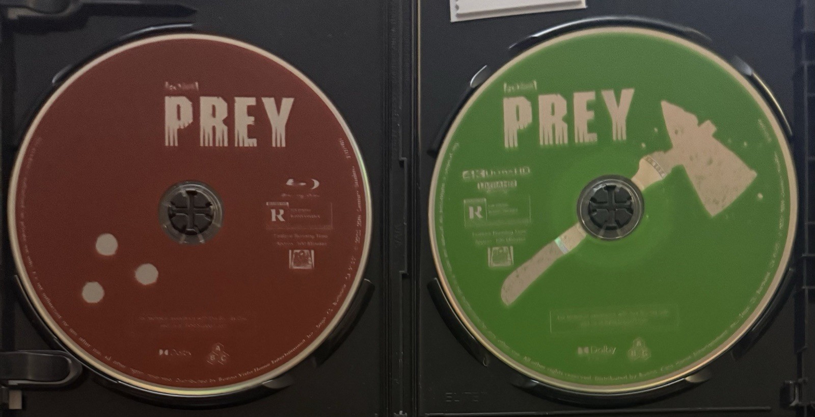 Prey (4K UHD, Blu-ray, 2023) With OOP Slipcover
