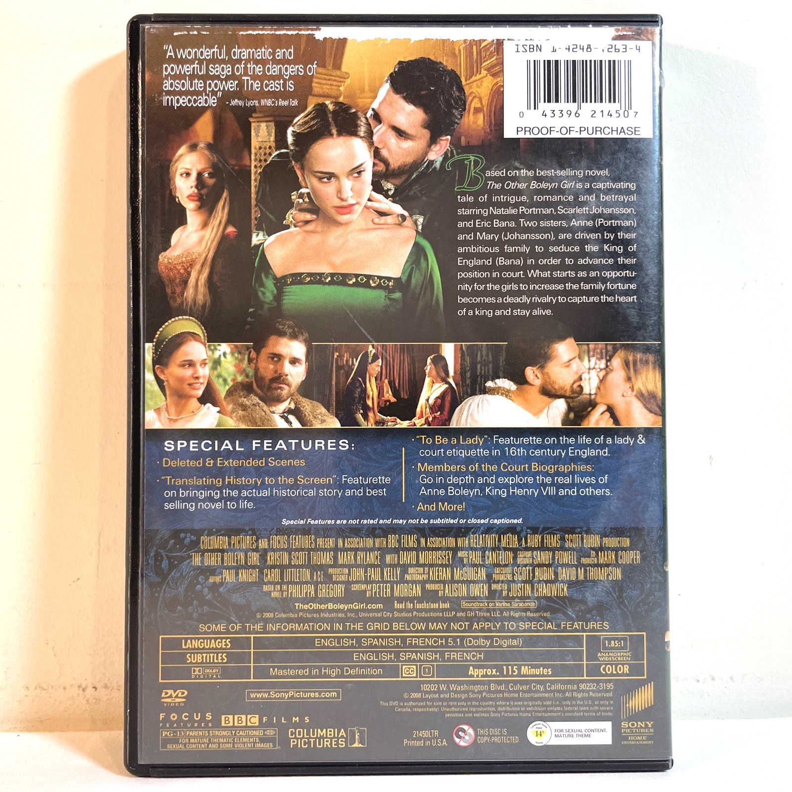 7 PERIOD EUROPE MOVIES (DVD) Biography Drama History Romance Thriller