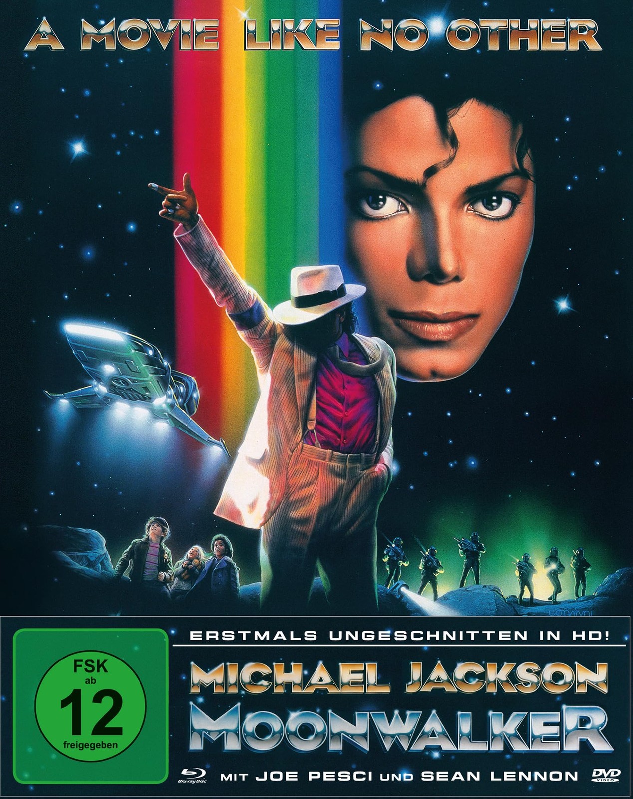 Moonwalker (Mediabook, Blu-ray+DVD) (Letterbox) Michael Jackson (UK IMPORT)