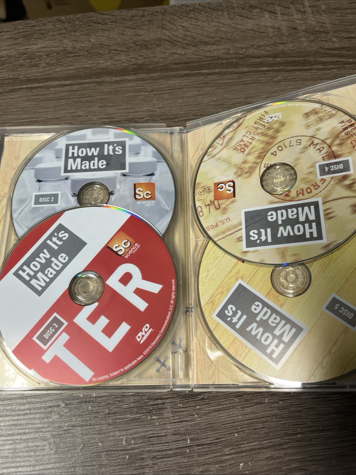 How It’s Made Seasons 1 & 2 DVD 5-Disc Set 2010 Science Channel Missing disc 1