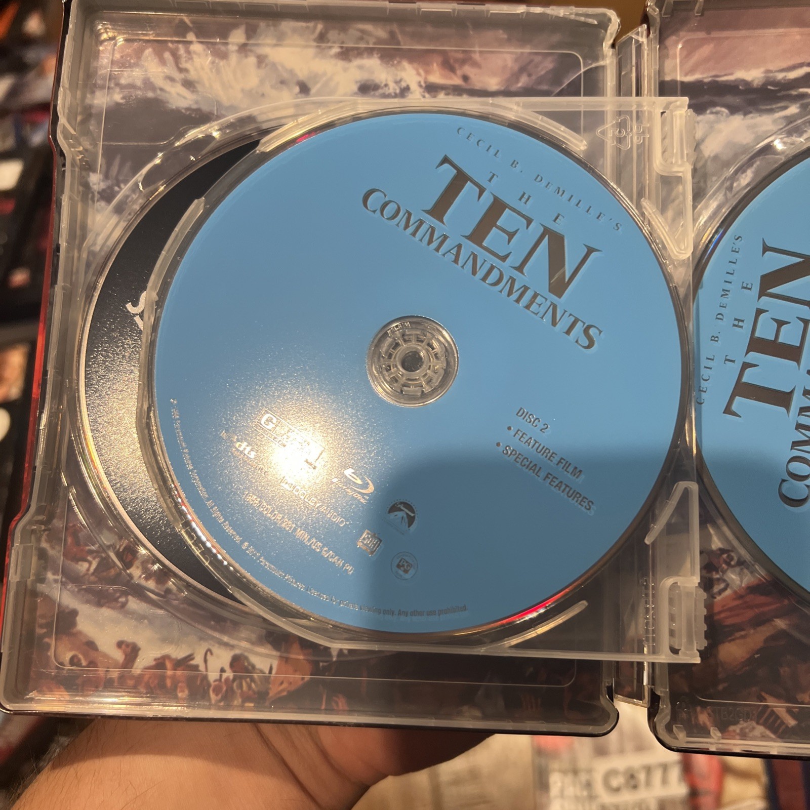 Ten Commandments 65th Anniversary Limited Edition Steelbook 4K + Blu-ray