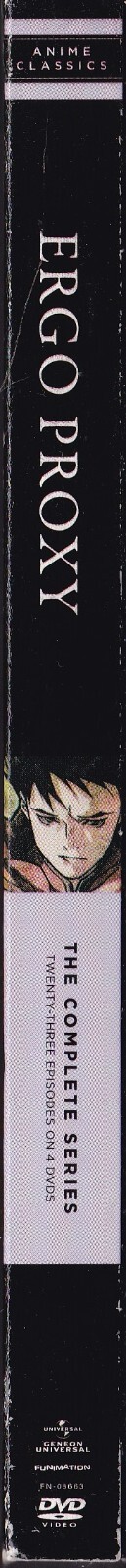 Ergo Proxy: The Complete Series – Anime Classics (DVD, 2012, 4-Disc Set)