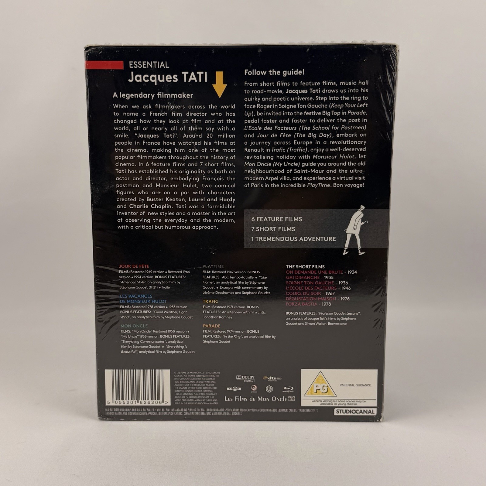 Jacques Tati Essentials 7-Disc Blu-ray Box Set NEW Sealed StudioCanal BFI Region
