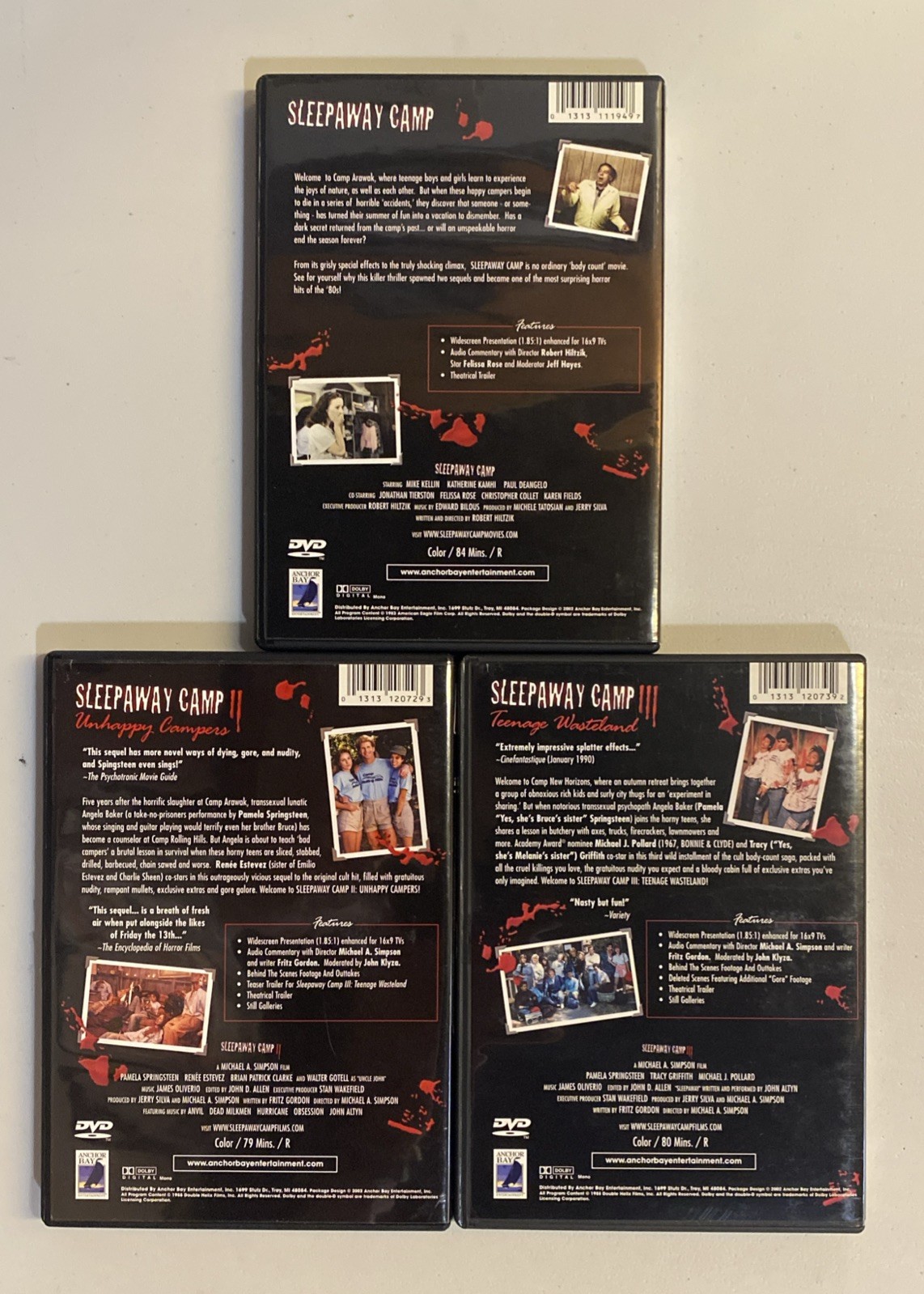 The Sleepaway Camp Survival Kit (2002) & Return To Sleepaway Camp (DVD, 2008)
