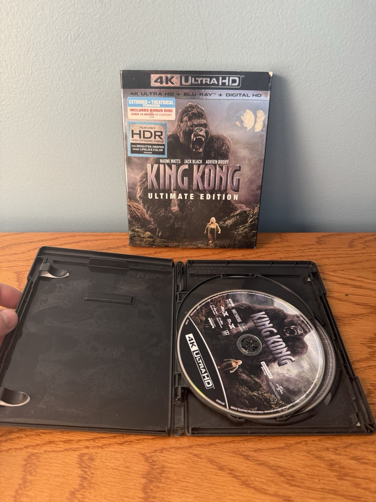 King Kong Ultimate Edition 4K with Slipcover 2005 Universal Studios