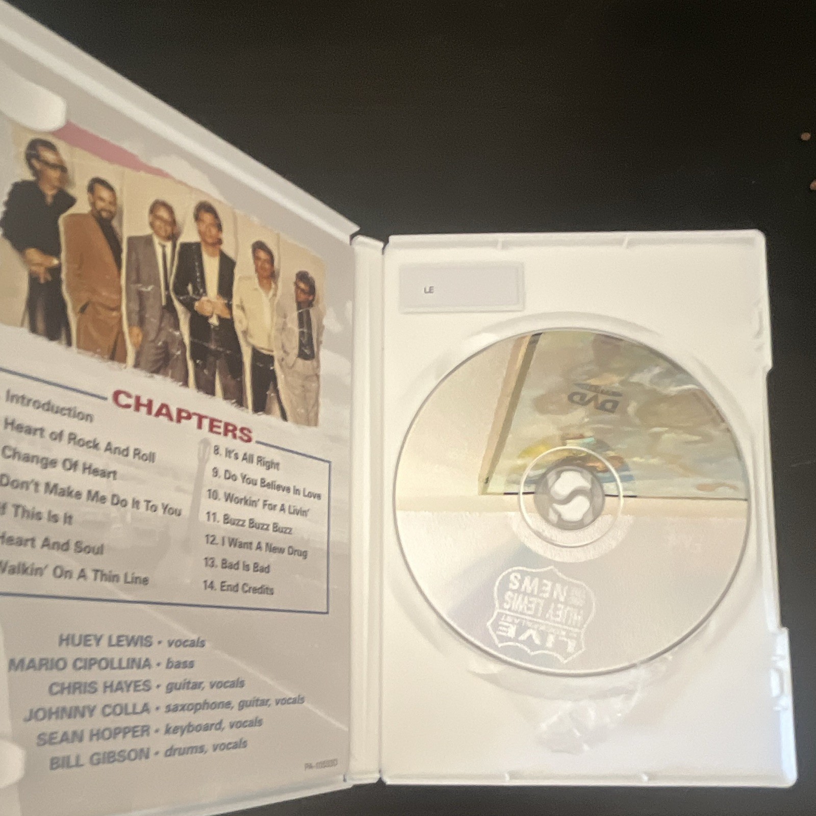 Huey Lewis and the News Live at Rockpalast DVD Remastered 5.1 72 Min