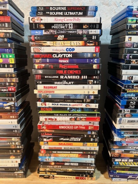4K UHD / Blu-Ray / DVD Movie Lot – 144 Movies to Choose From