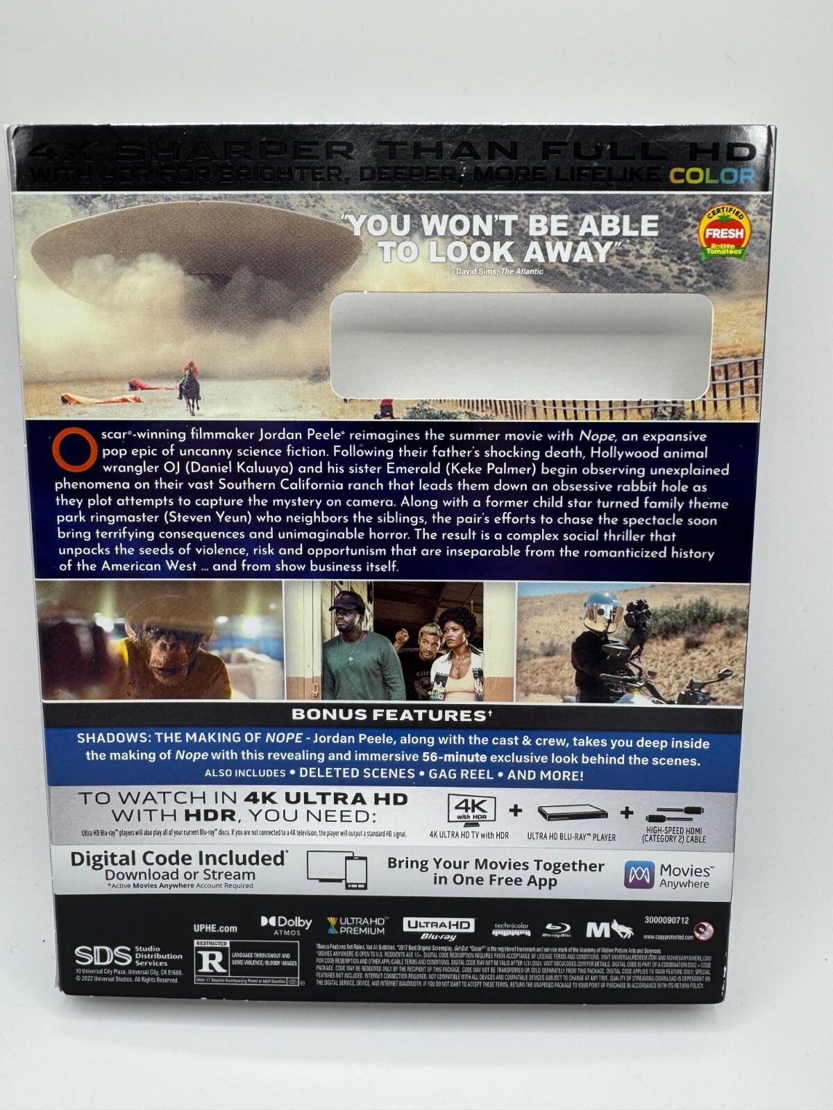 Nope 4K SLIPCOVER – *SLIPCOVER ONLY / NO FILM!*