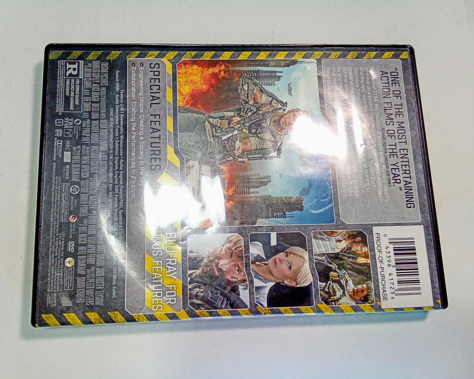 District 9, Elysium and Chappie DVD Lot of 3, Neill Blomkamp Collection, Sci-Fi