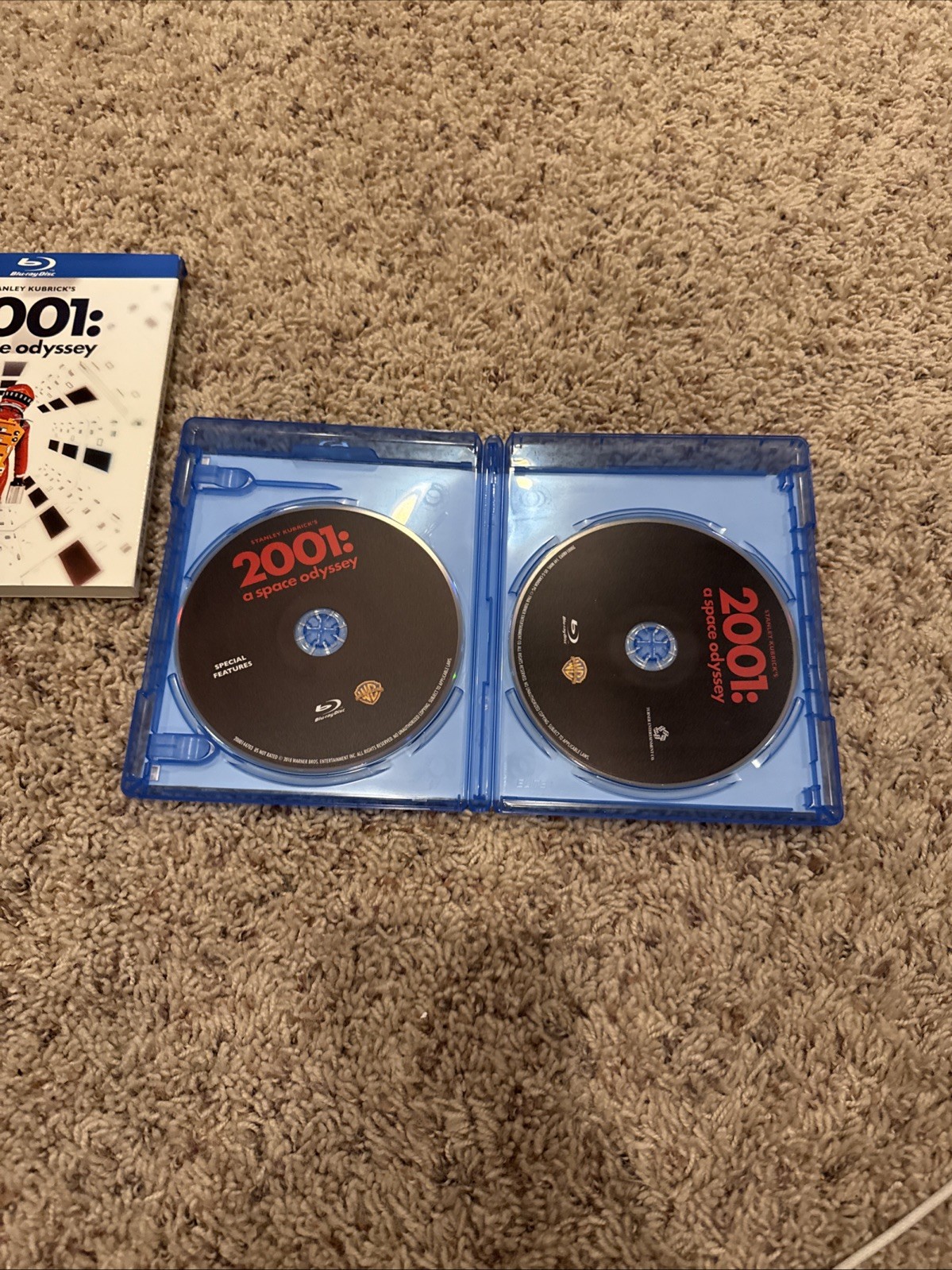 2001 A Space Odyssey Blu-ray Kubrick w/ Slipcover Sci-Fi Classic