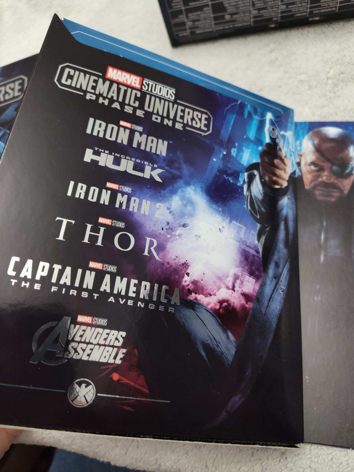 Marvel Studios Cinematic Universe Phase One 1 Blu Ray Boxed Set Collector’s