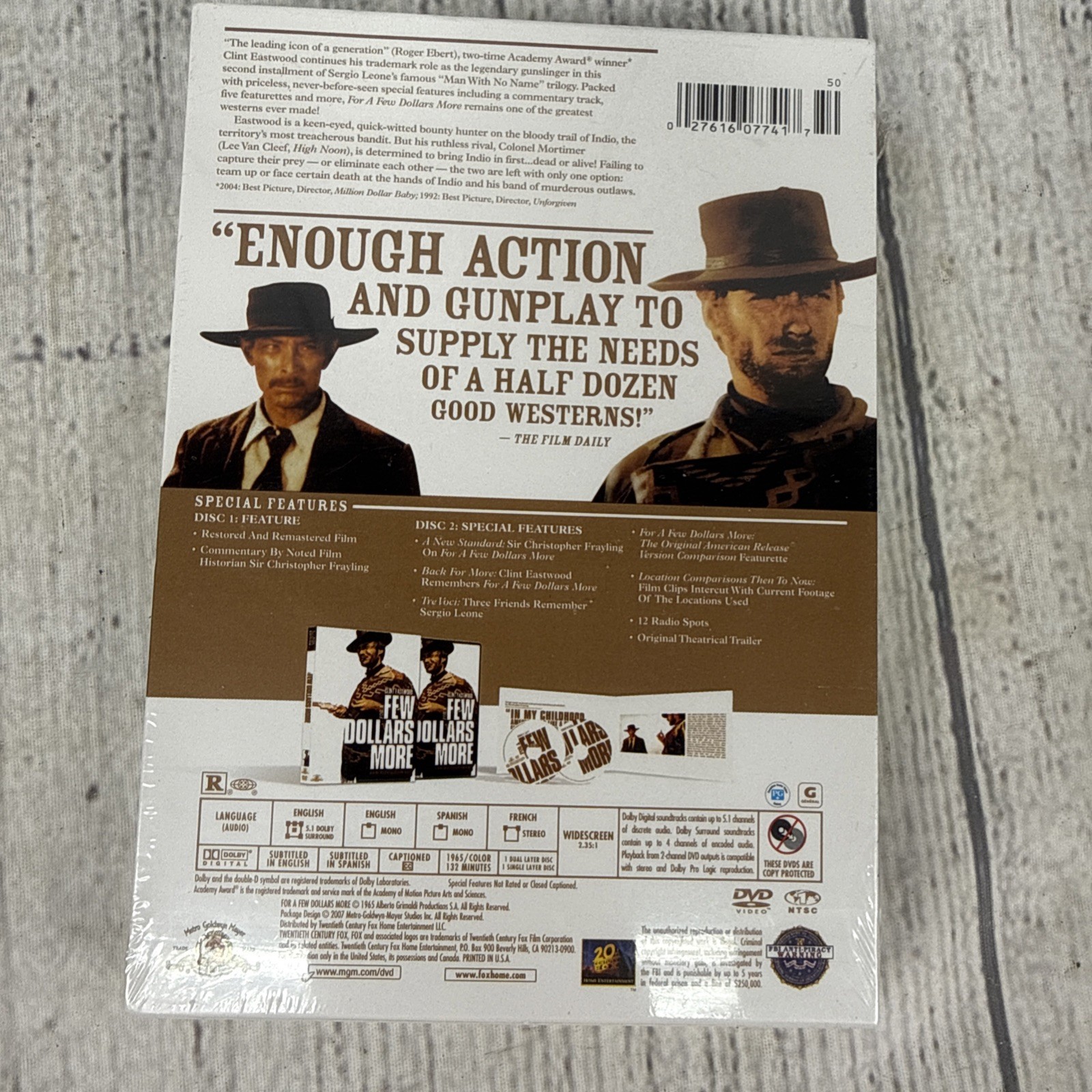 For a Few Dollars More DVD Collector’s Set *New & Sealed* WS Clint Eastwood New