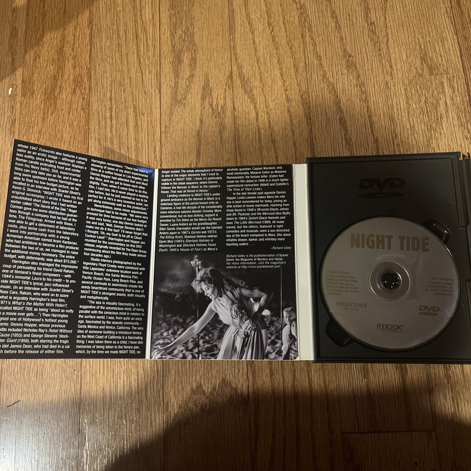 Night Tide “Milestone Collection” DVD – Rare Out Of Print Title Dennis Hopper