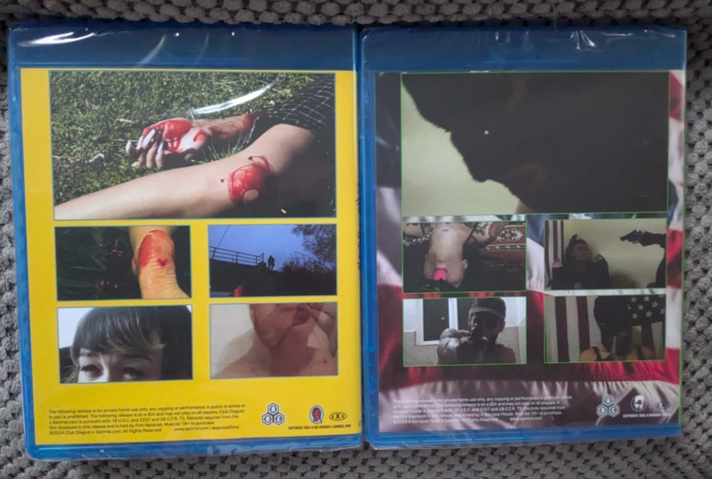 Green Hell + Fluid Fields Blu-ray FELICIA FISHER SamHel Underground Extreme Film