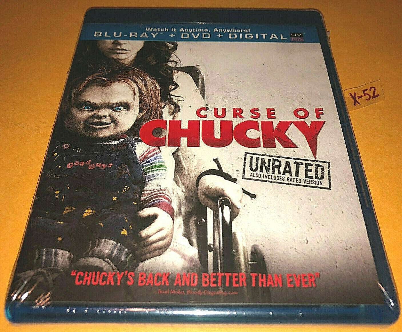 Unrated Curse of Chucky (Child’s Play 6) blu ray dvd Don Mancini Brad Dourif