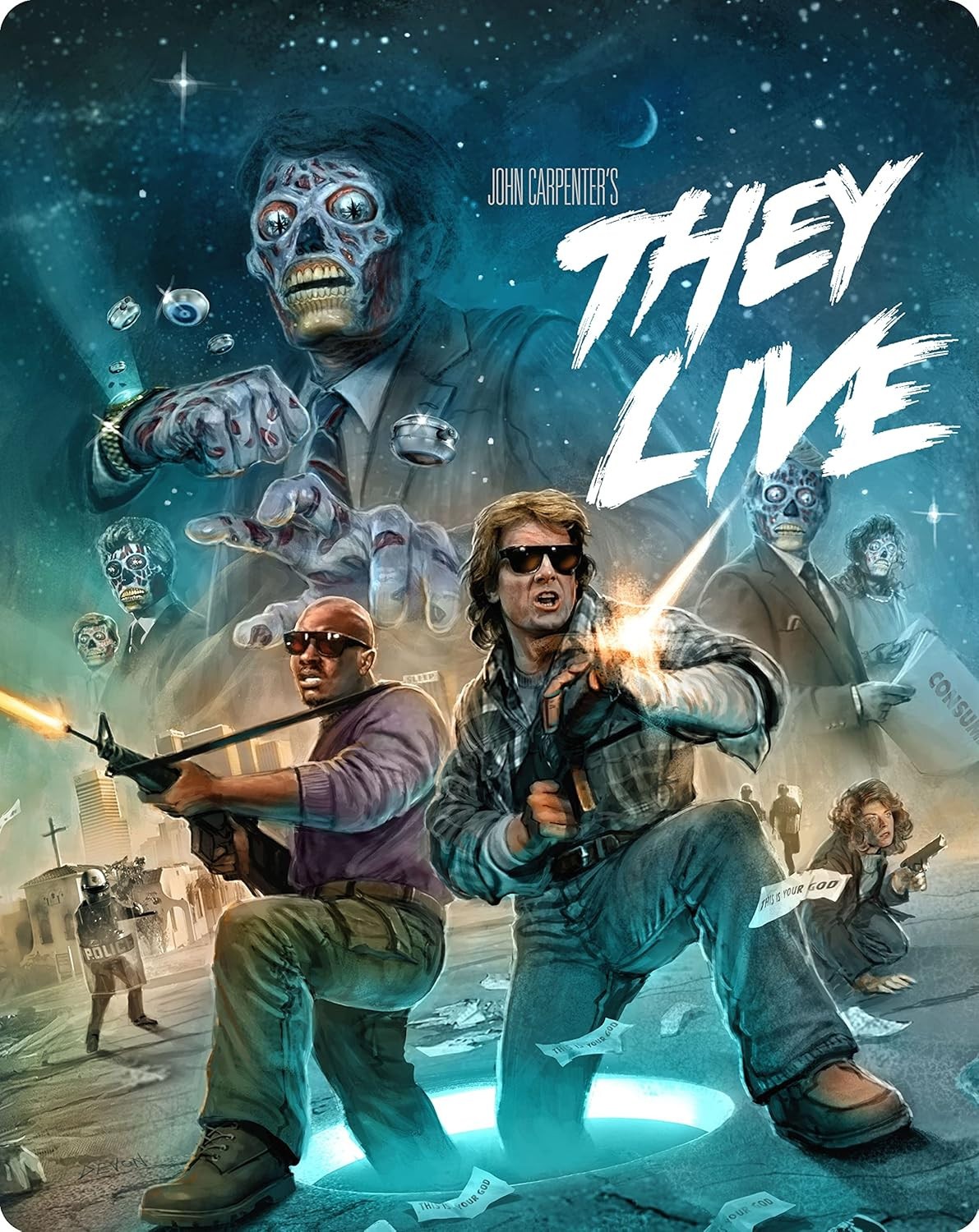 Predator: Badlands 4K+Blu-ray+Digital STEELBOOK & They Live 4K STEELBOOK Horror