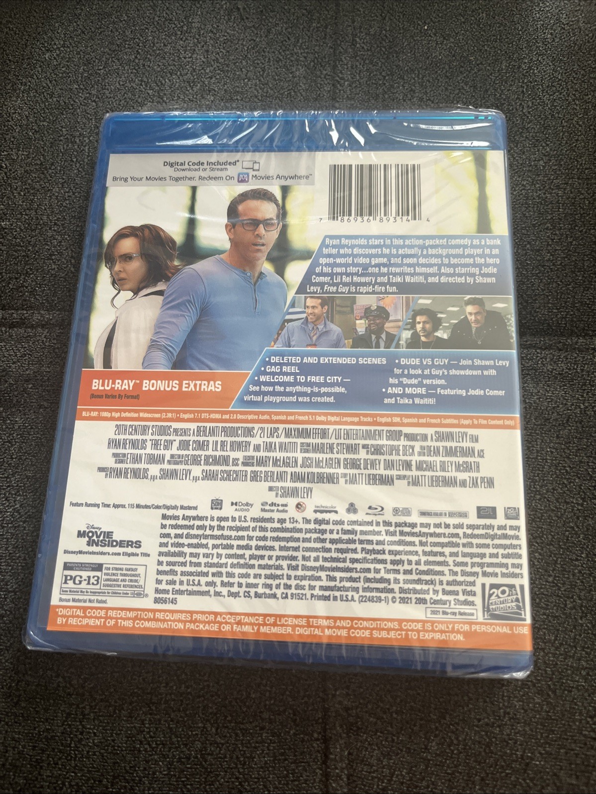 Free Guy (Blu-ray, 2021)