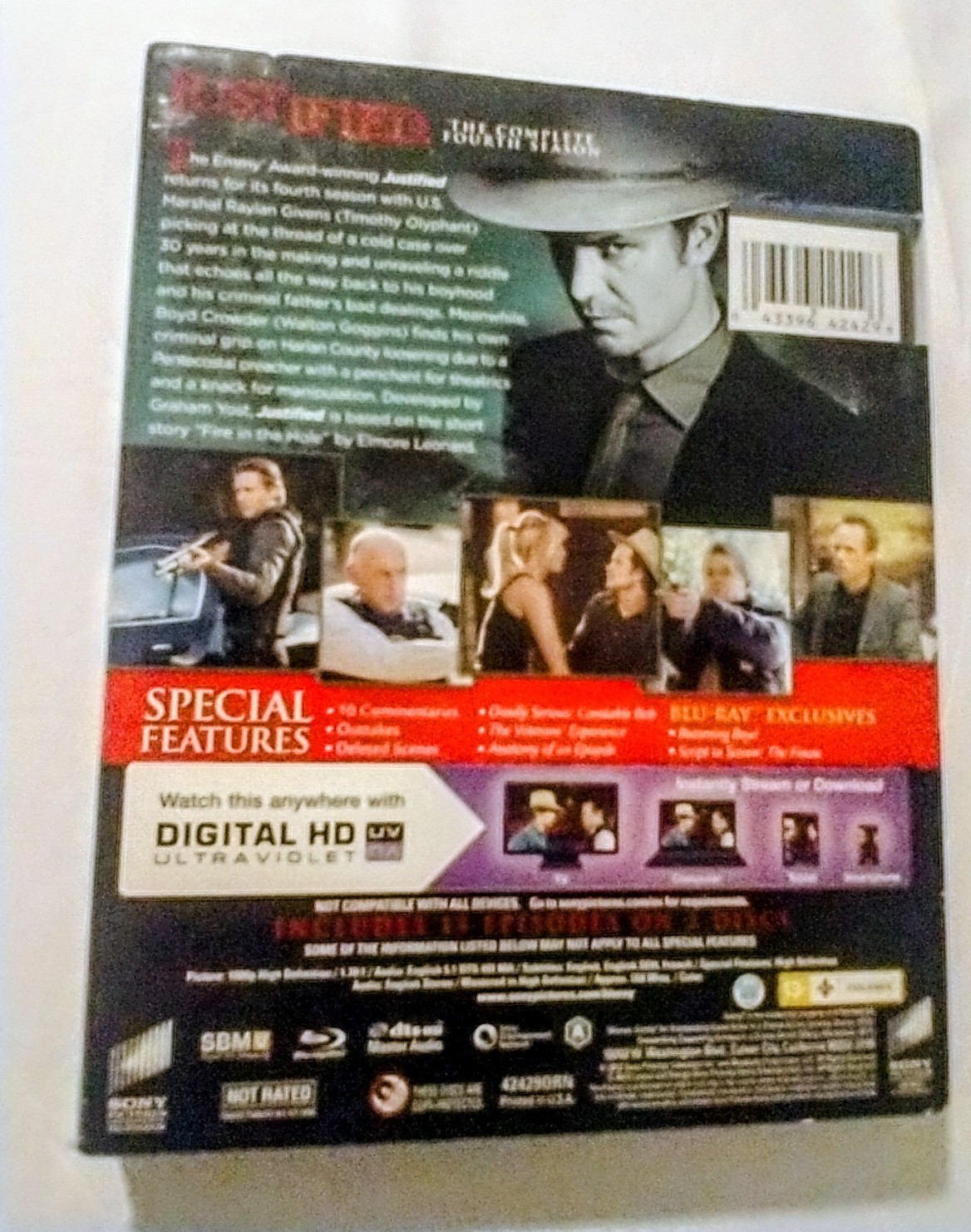 Justified – Justified: The Complete Fourth Season [New Blu-ray] UV/HD Digital