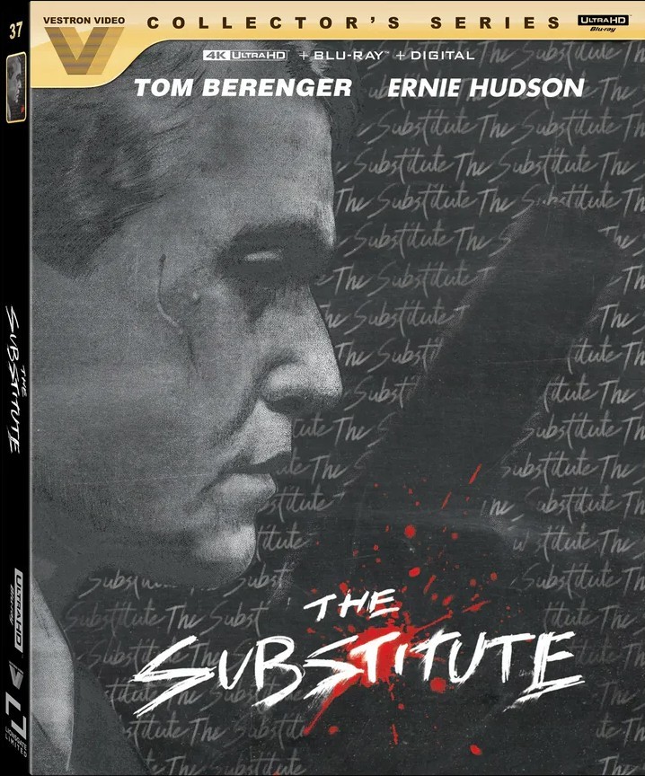 The Substitute 4K Vestron Collectors Series #37 Blu-ray + Slip Sleeve Cover 1996