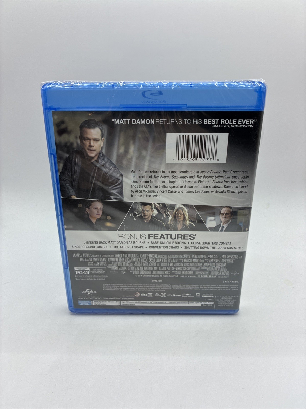 Jason Bourne Blu-ray Matt Damon NEW