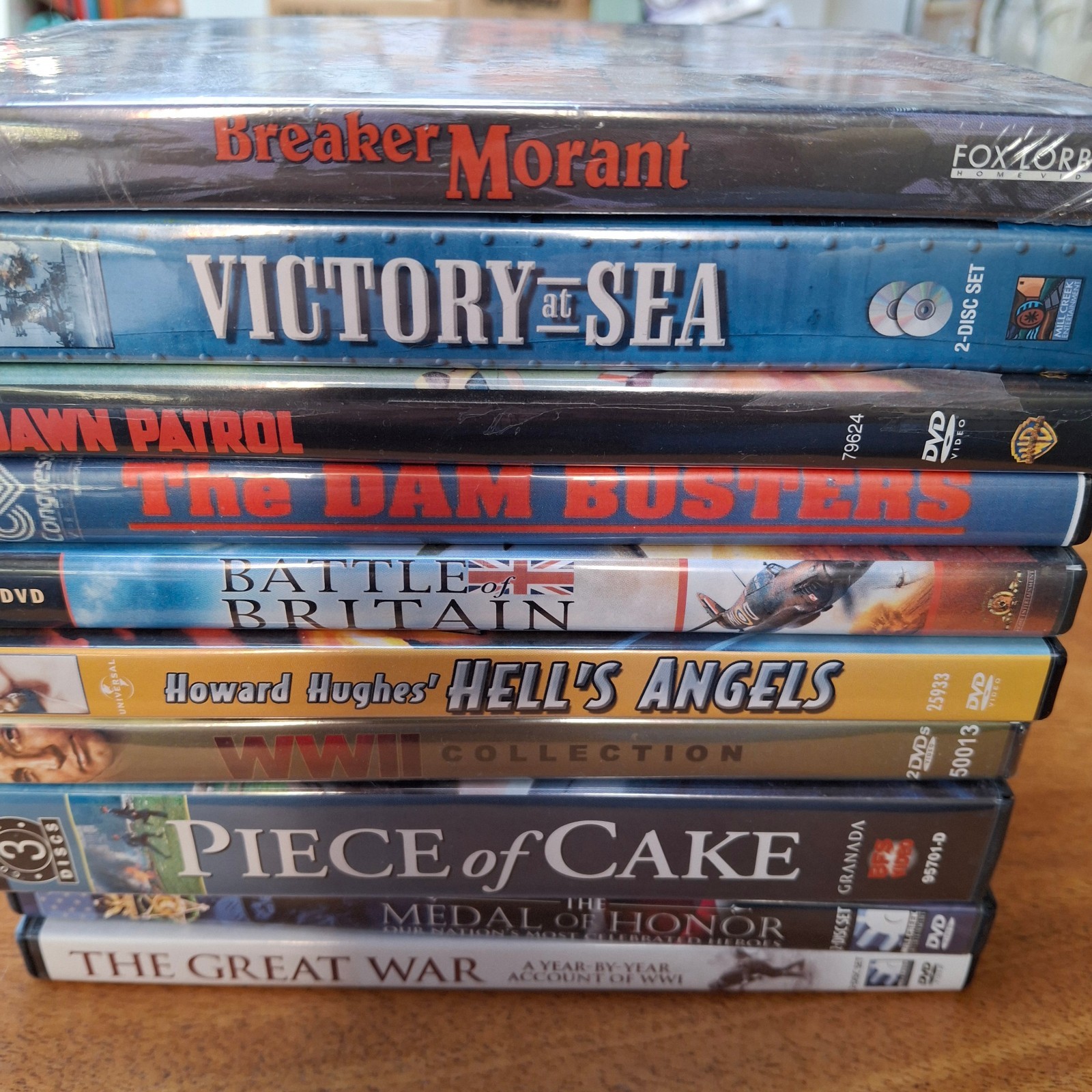 LOT of 10 DVD Classics War Aviation Military Battlefield Documentary & Movies