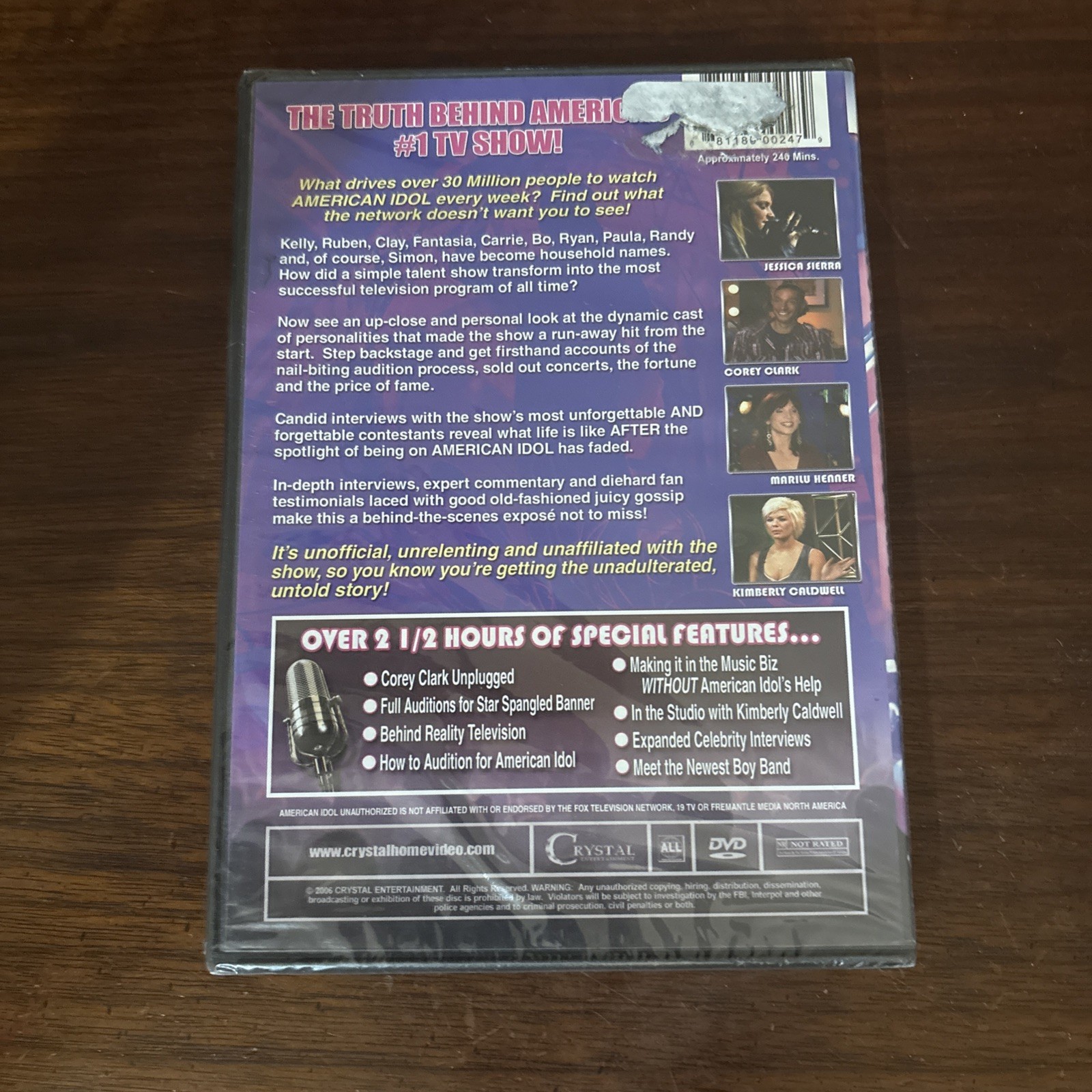 American Idol – Unauthorized (DVD, 2006) 2-disc – NEW/SEALED