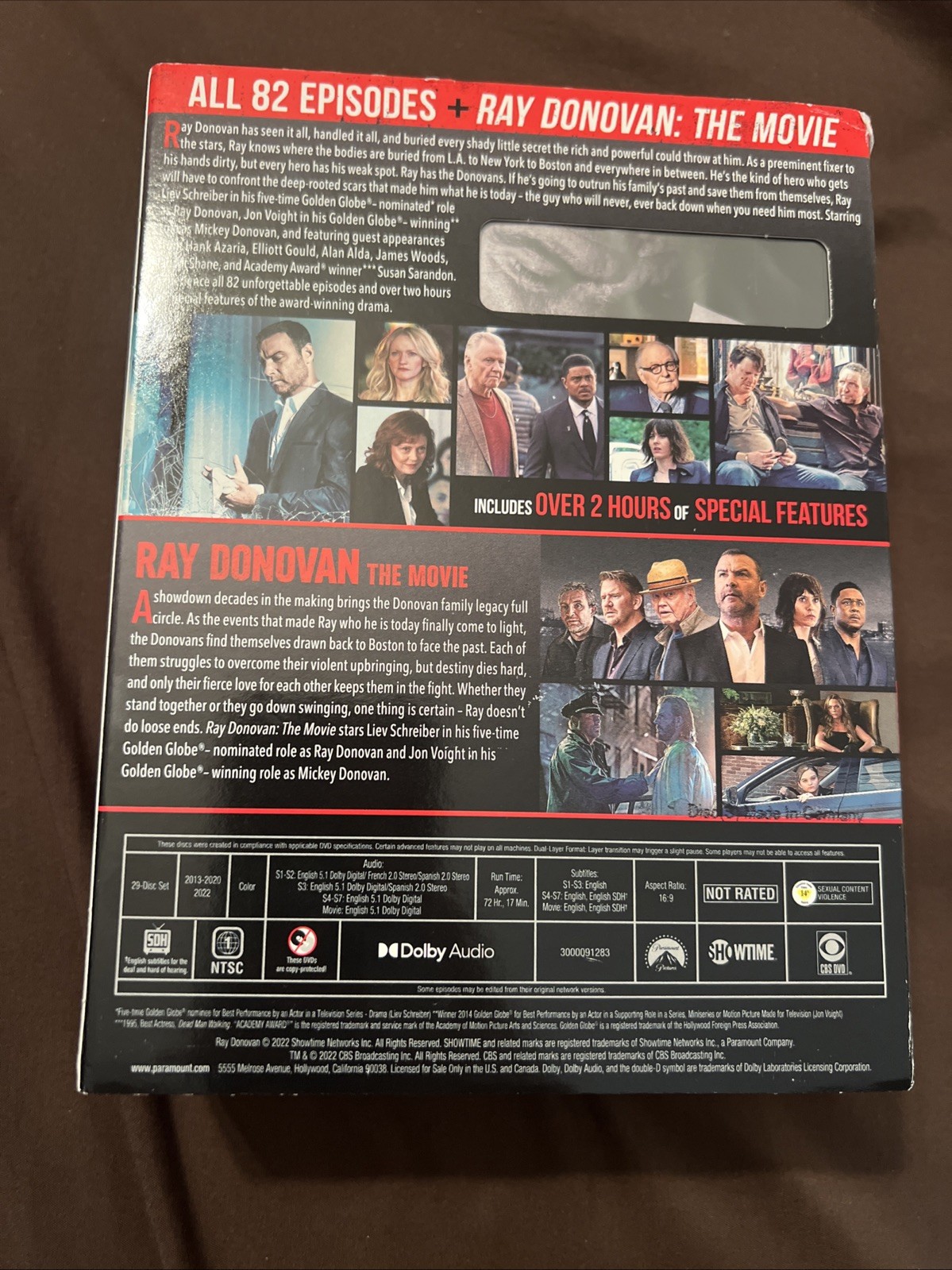 Ray Donavan The Complete Series DVD Factory Sealed