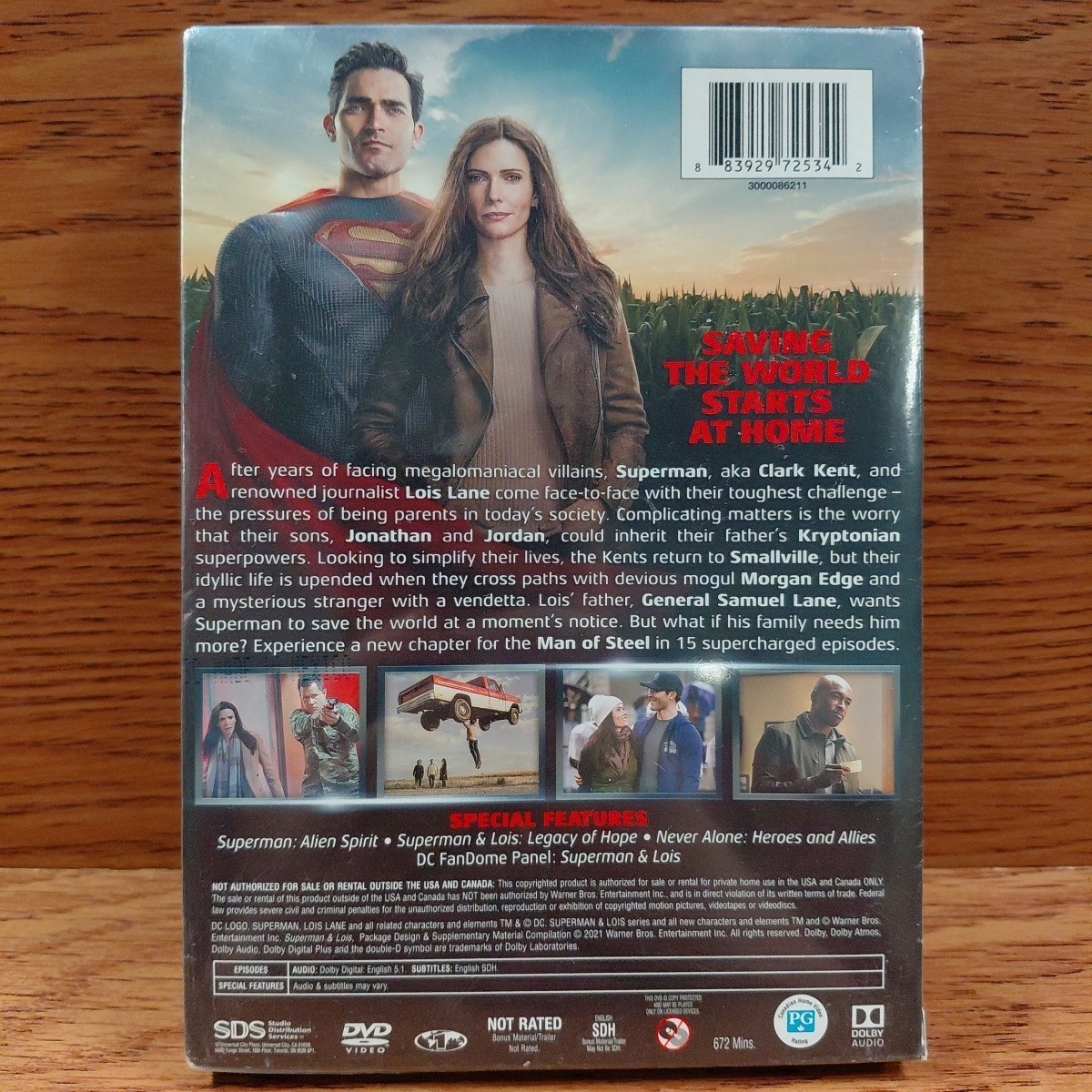 Superman and Lois The Complete First Season 1 (DVD 2021) DC Superhero NEW Sealed
