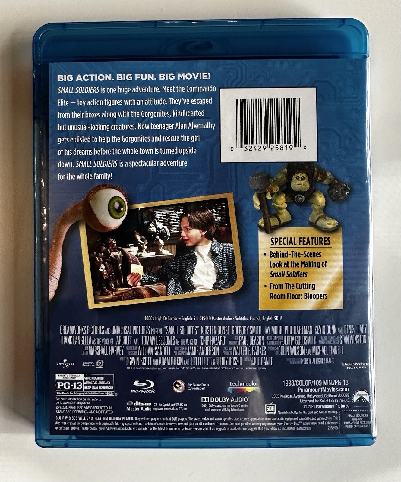 Small Soldiers (1998) Blu-ray. Joe Dante