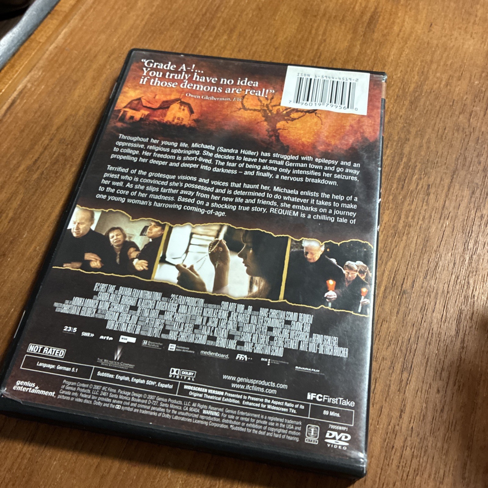 Requiem (DVD, 2007) Jens Harzer, German Language, with English Subtitles
