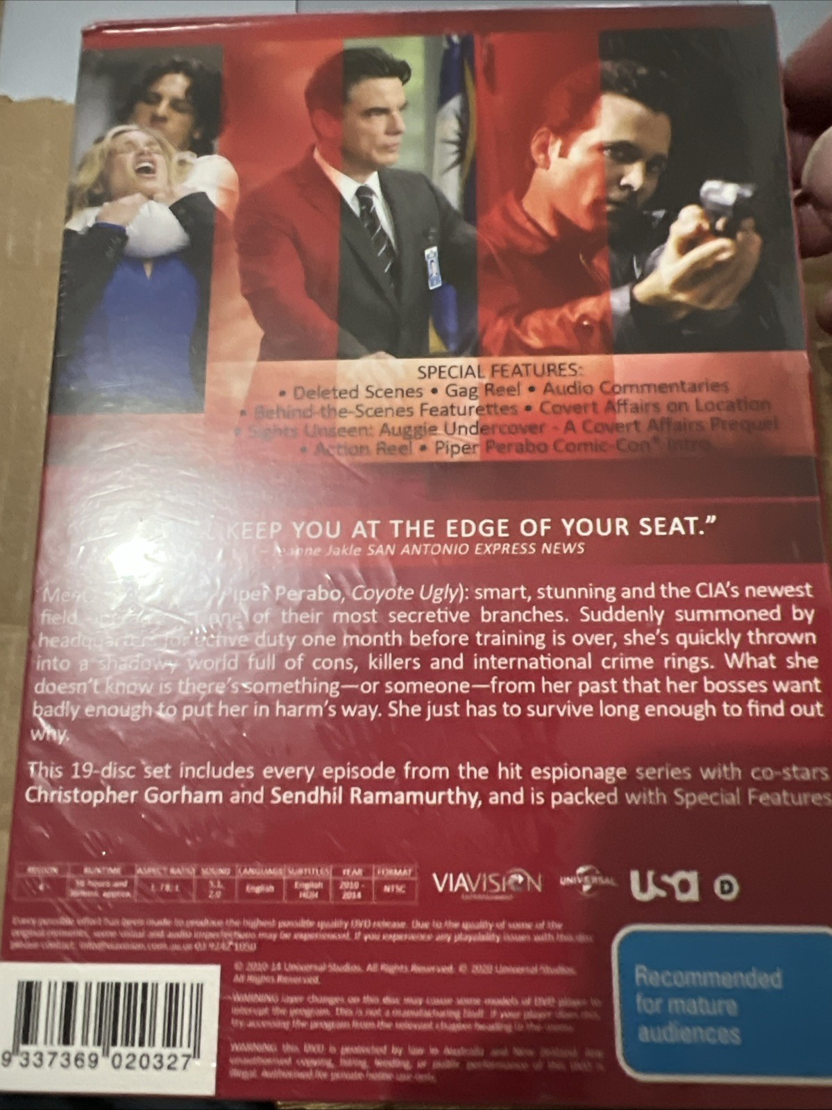 COVERT AFFAIRS Complete Series DVD Box Set NEW (USA Compatible) Read Below ⬇️