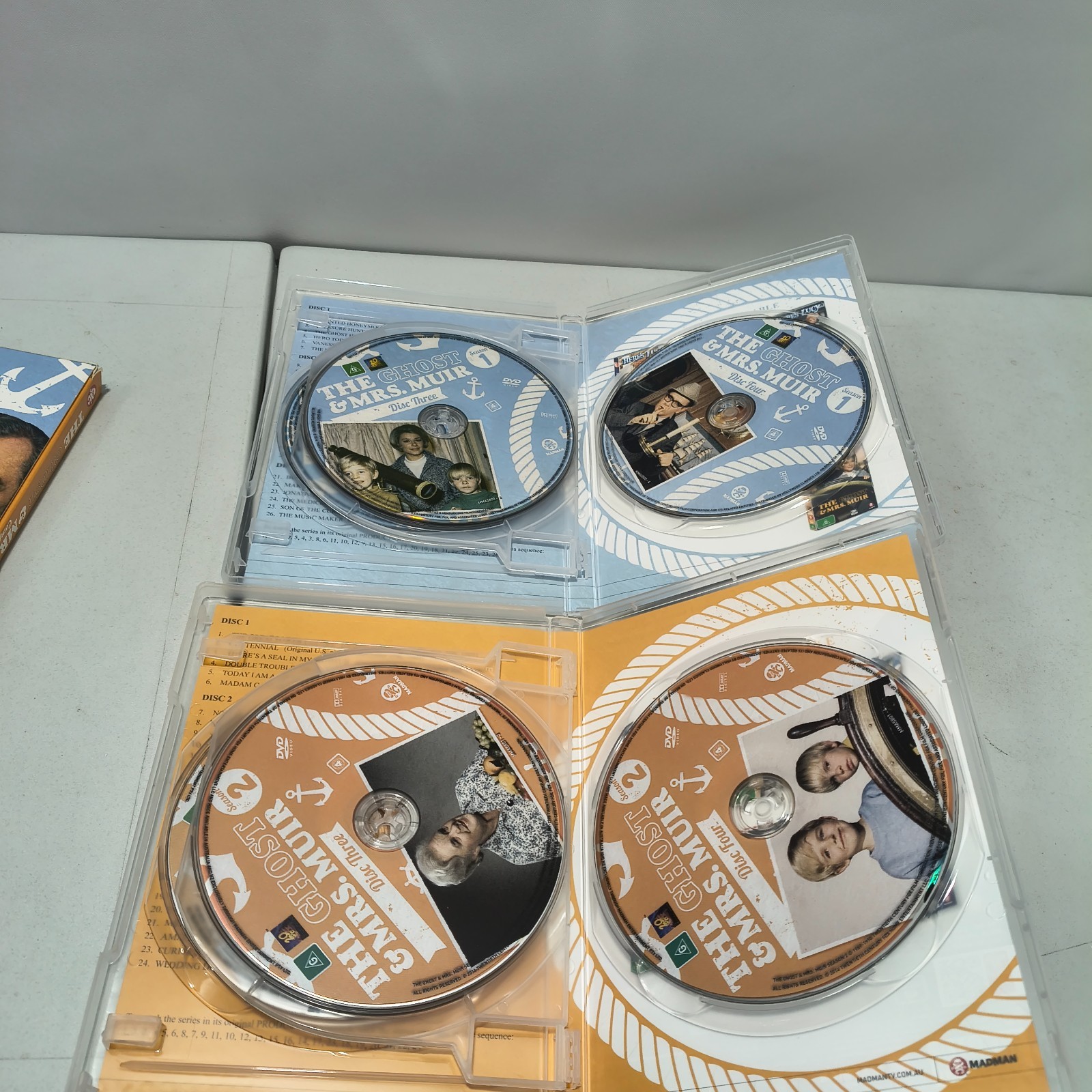 The Ghost & Mrs Muir Complete Collection DVD Season 1 & 2 (Region 4) Like New