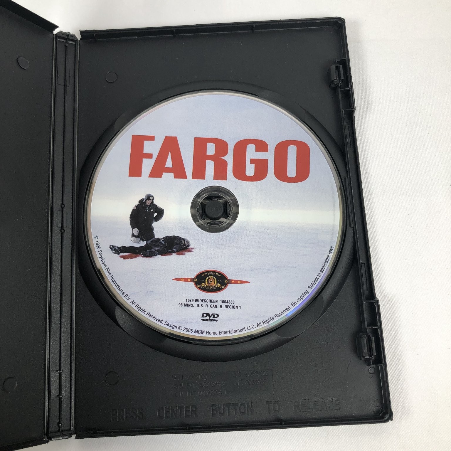 Fargo DVD 1996 Special Edition Frances McDormand Coen Brothers Widescreen