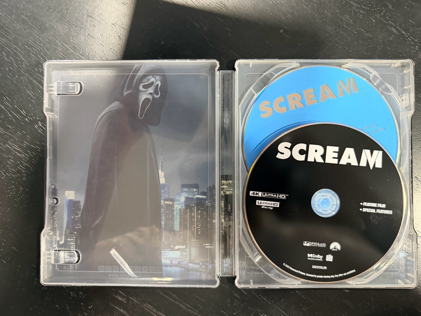 Scream VI 6 (4K/Blu-ray, 2023, STEELBOOK) Jenna Ortega Melissa Barrera slasher
