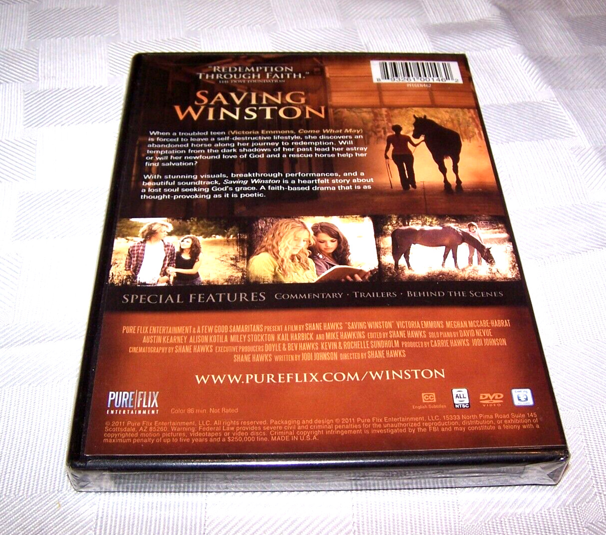 Saving Winston (DVD, 2011) Victoria Emmons, Meghan McCabe-Habrat New Sealed