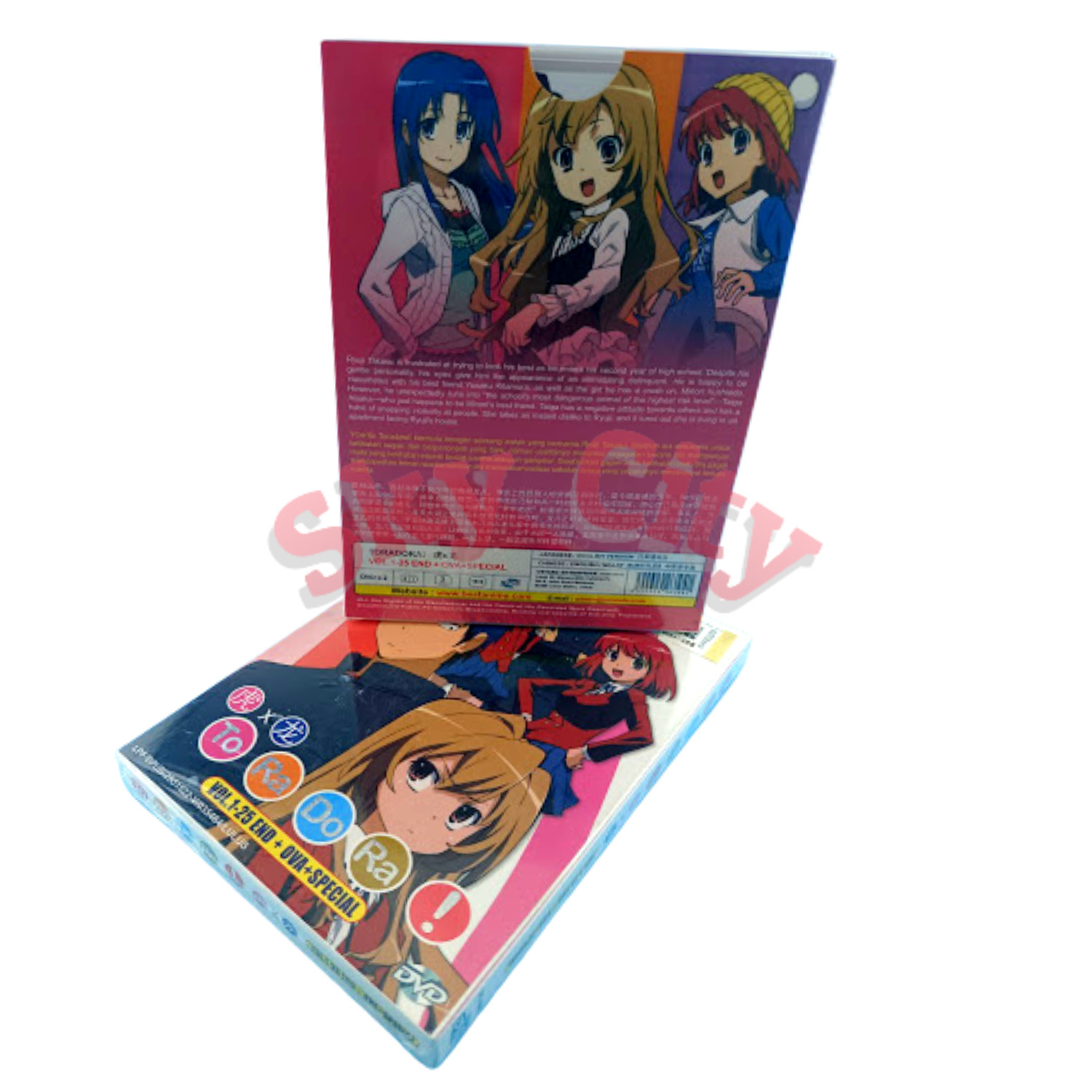 Anime DVD Toradora! Complete TV Series (1-25 End) +OVA +Special (English Dubbed)