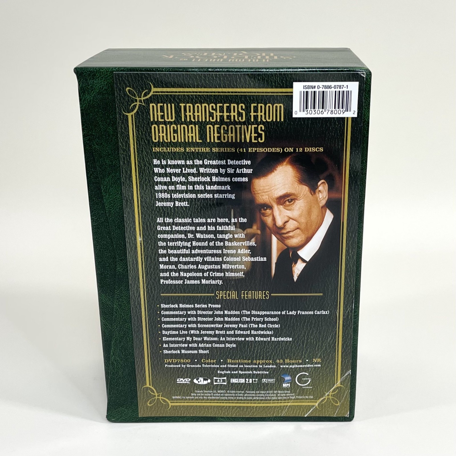 Sherlock Holmes The Complete Granada TV Series DVD Boxset 12 Discs Tested