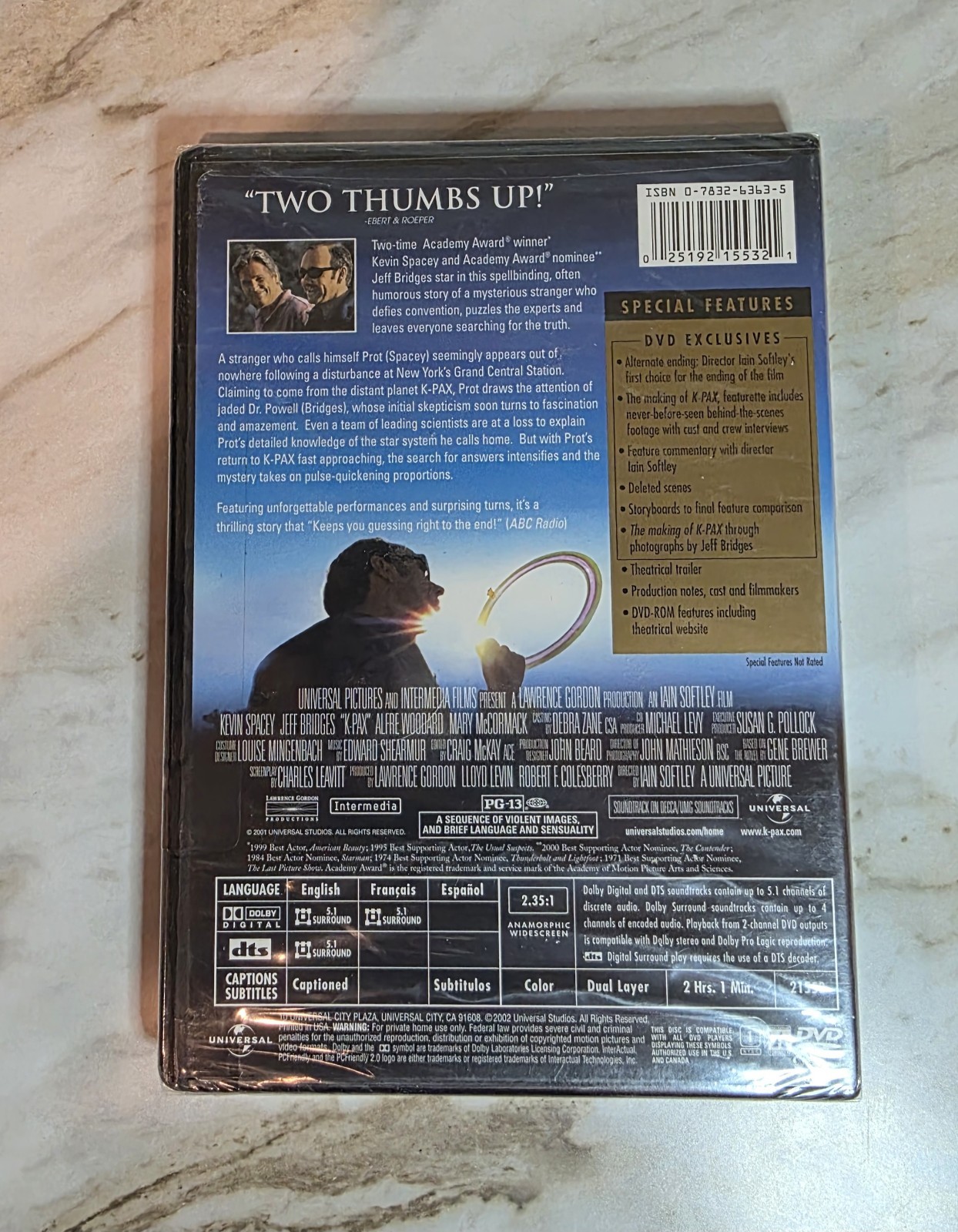 K-Pax (DVD, 2001)