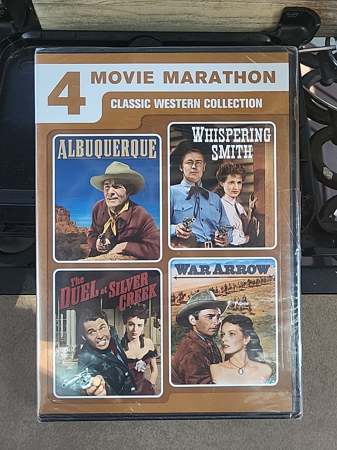 4 MOVIE MARATHON ~ Classic Westerns Collection ~ DVD ~ SEALED!!!