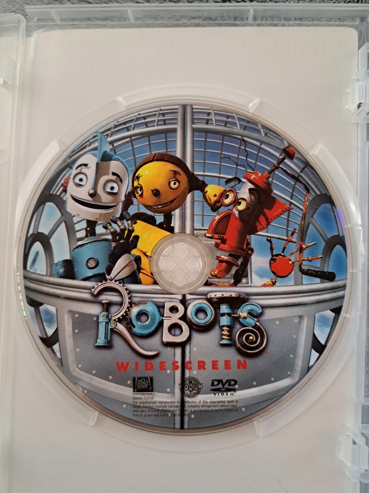 Robots DVD 2005, Widescreen, Animated Movie, Color