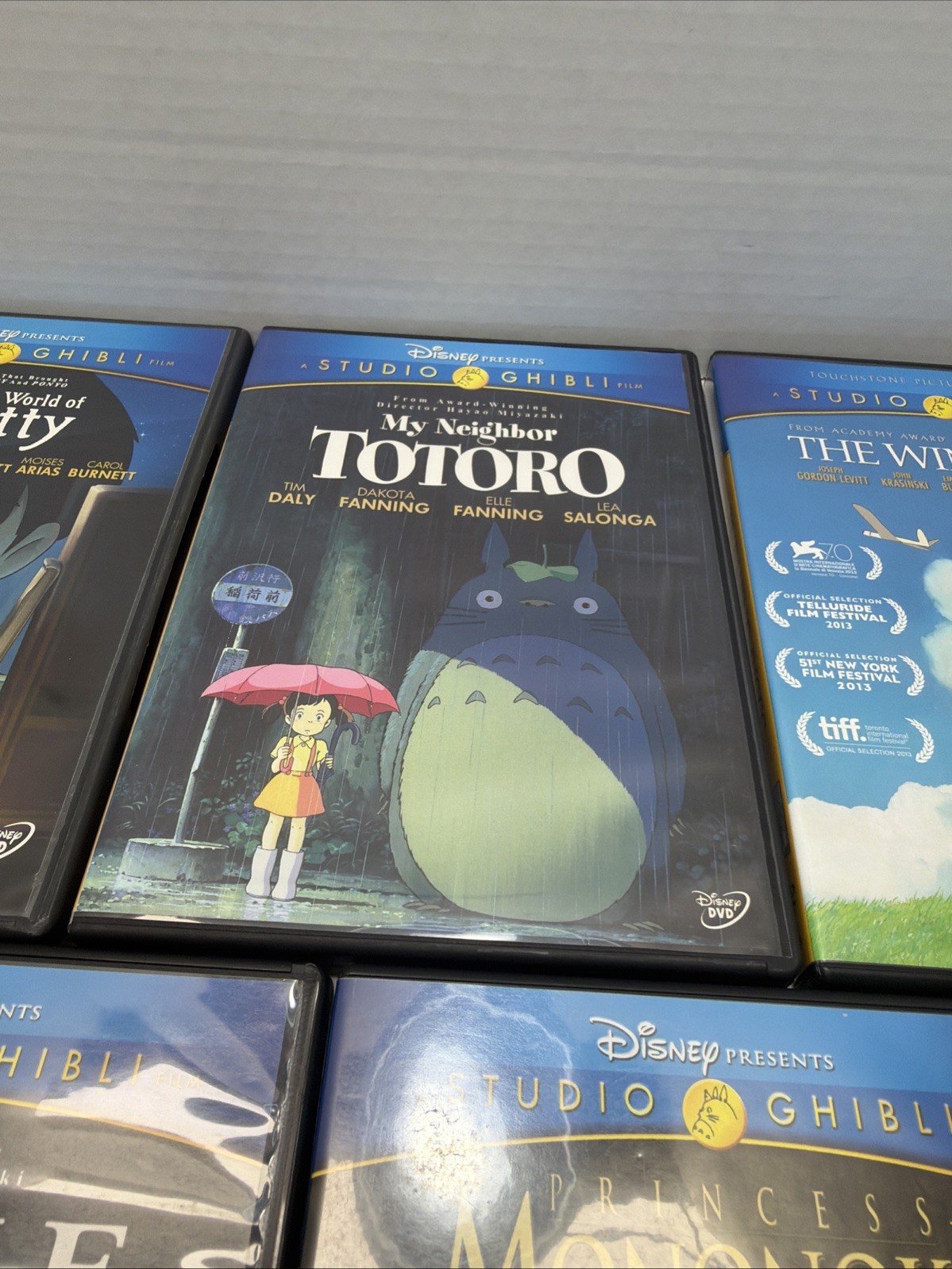 Lot Of 5 Disney Presents Studio Ghibli DVD Anime