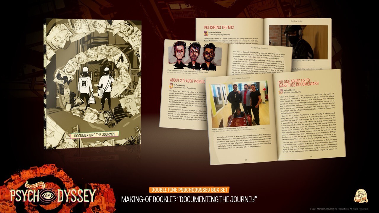 NEW Double Fine Psychodyssey Blu-ray Exclusive DigiPack [2023] Ships Next Day