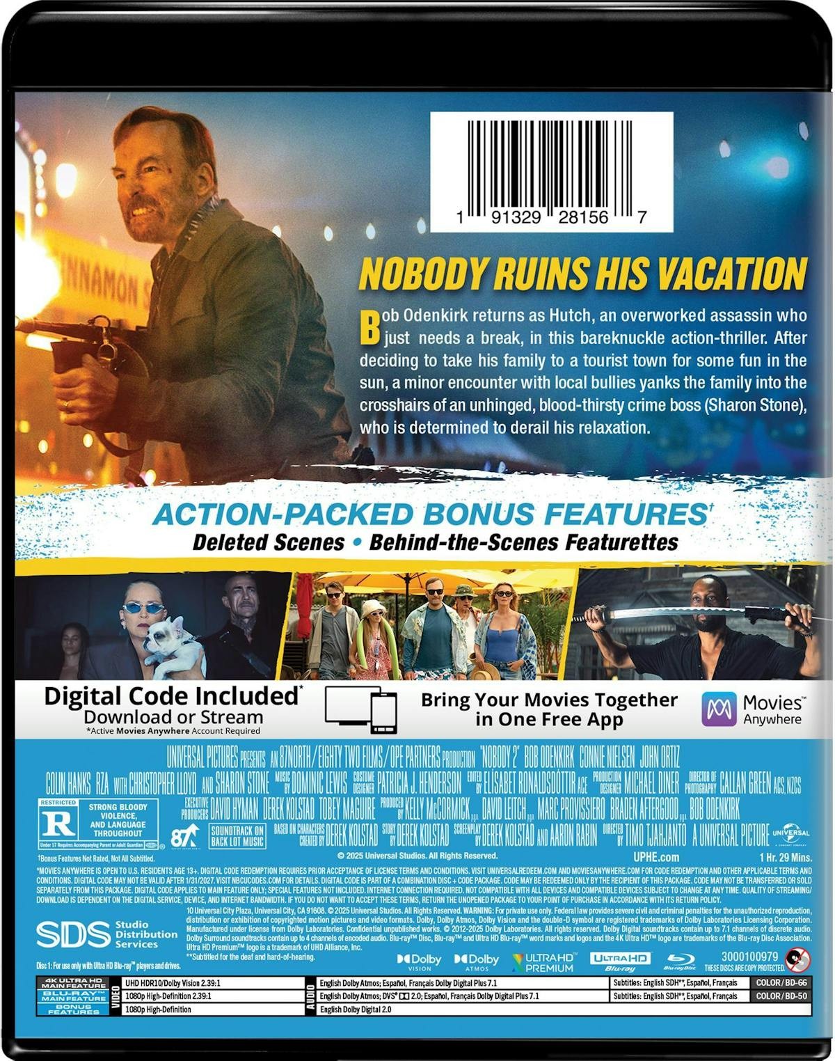 Nobody 2 4K UHD Blu-ray NEW