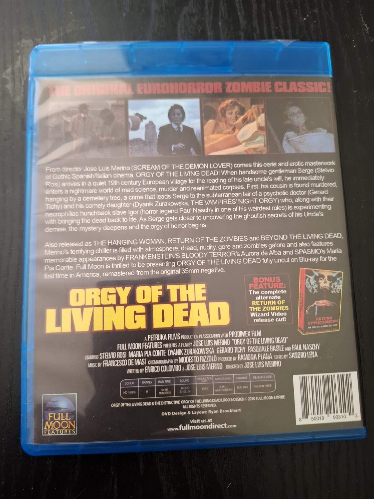 Danza Macabra 2, Blu-rays, Devil’s Lover missing with Orgy of the Living Dead…